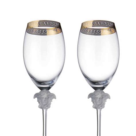 versace wine glasses replica|versace glass cups.